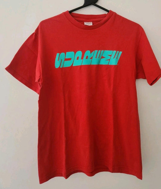SS12 Supreme Sideways logo tee size M Medium Red t-Shirt horizontal Very Rare