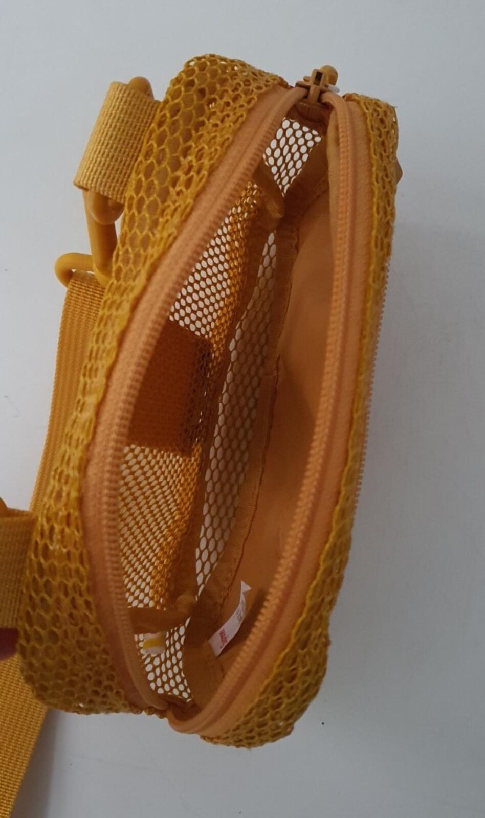 SS20 Supreme small shoulder side bag gold Cordura fabric mesh 3M reflective Logo