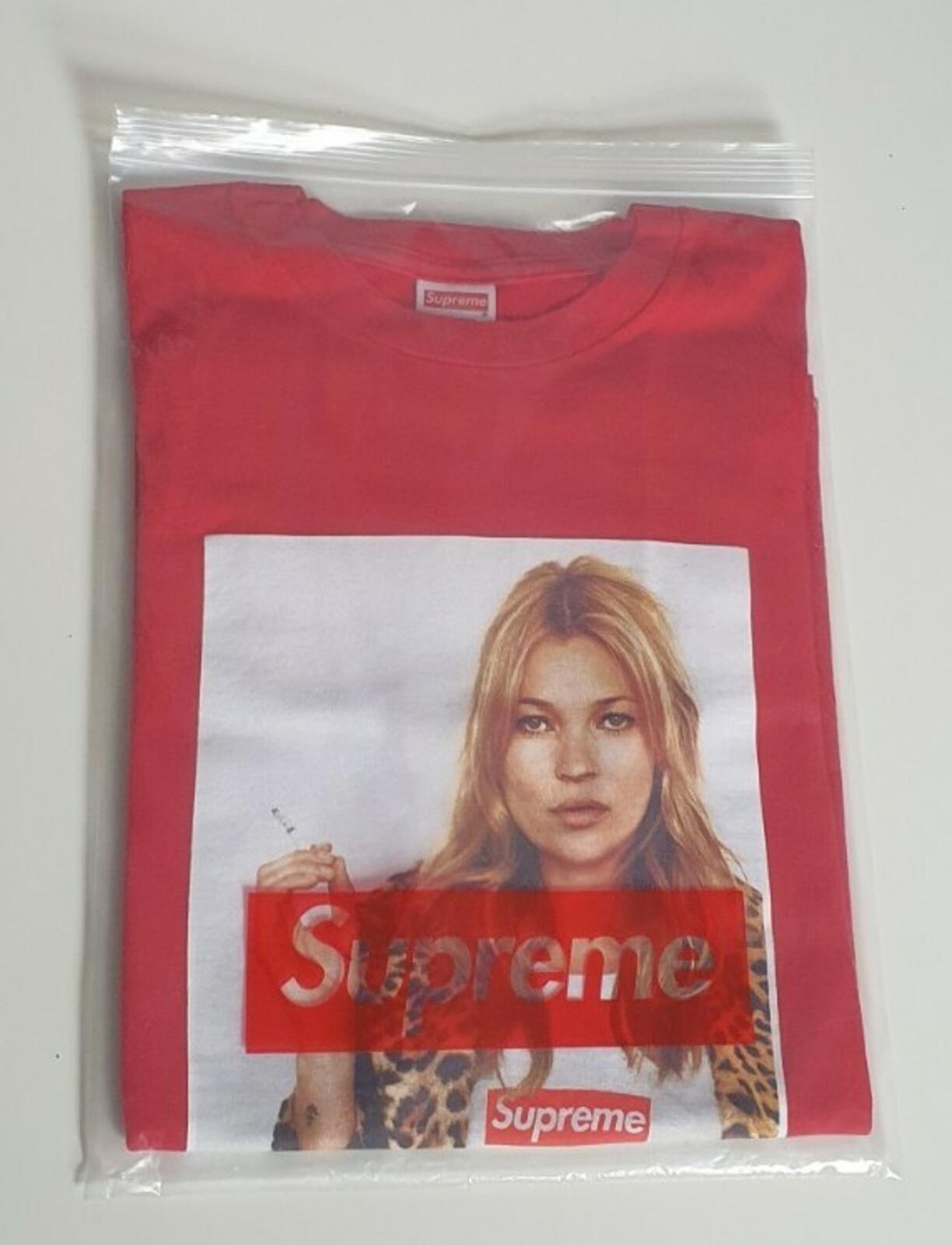 SS12 Supreme Kate Moss Photo Tee size M medium red T-shirt 2012 Vintage