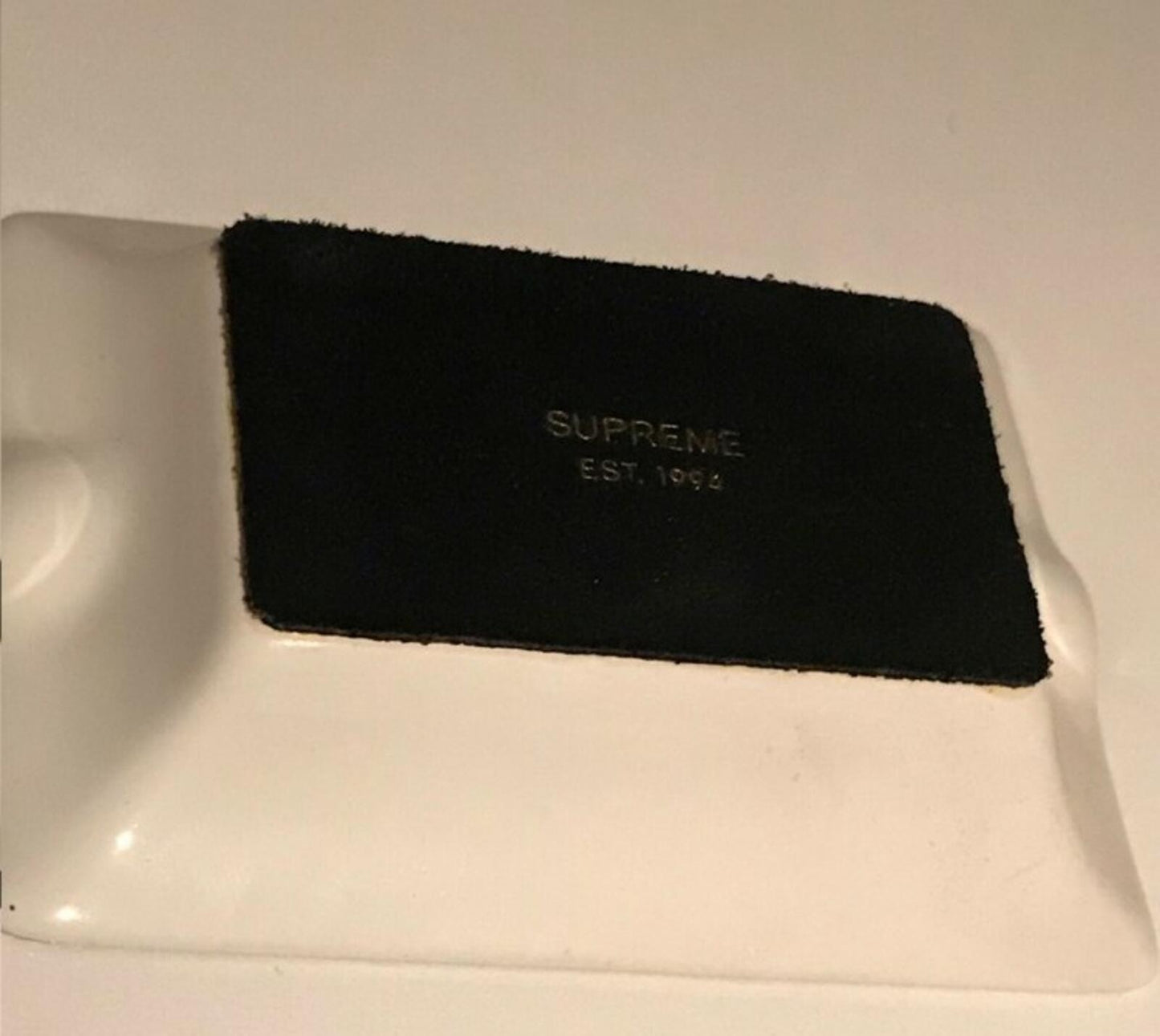 FW12 Supreme Last Supper ceramic ashtray vintage white Ash tray Rare Accessory