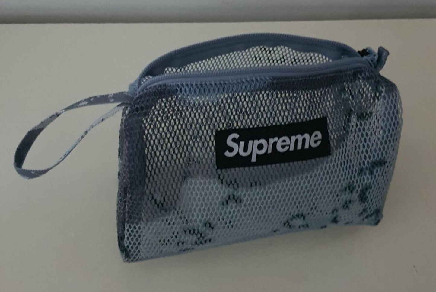 SS20 Supreme Utility Pouch Tasche Blau Chocolate Chip Camo