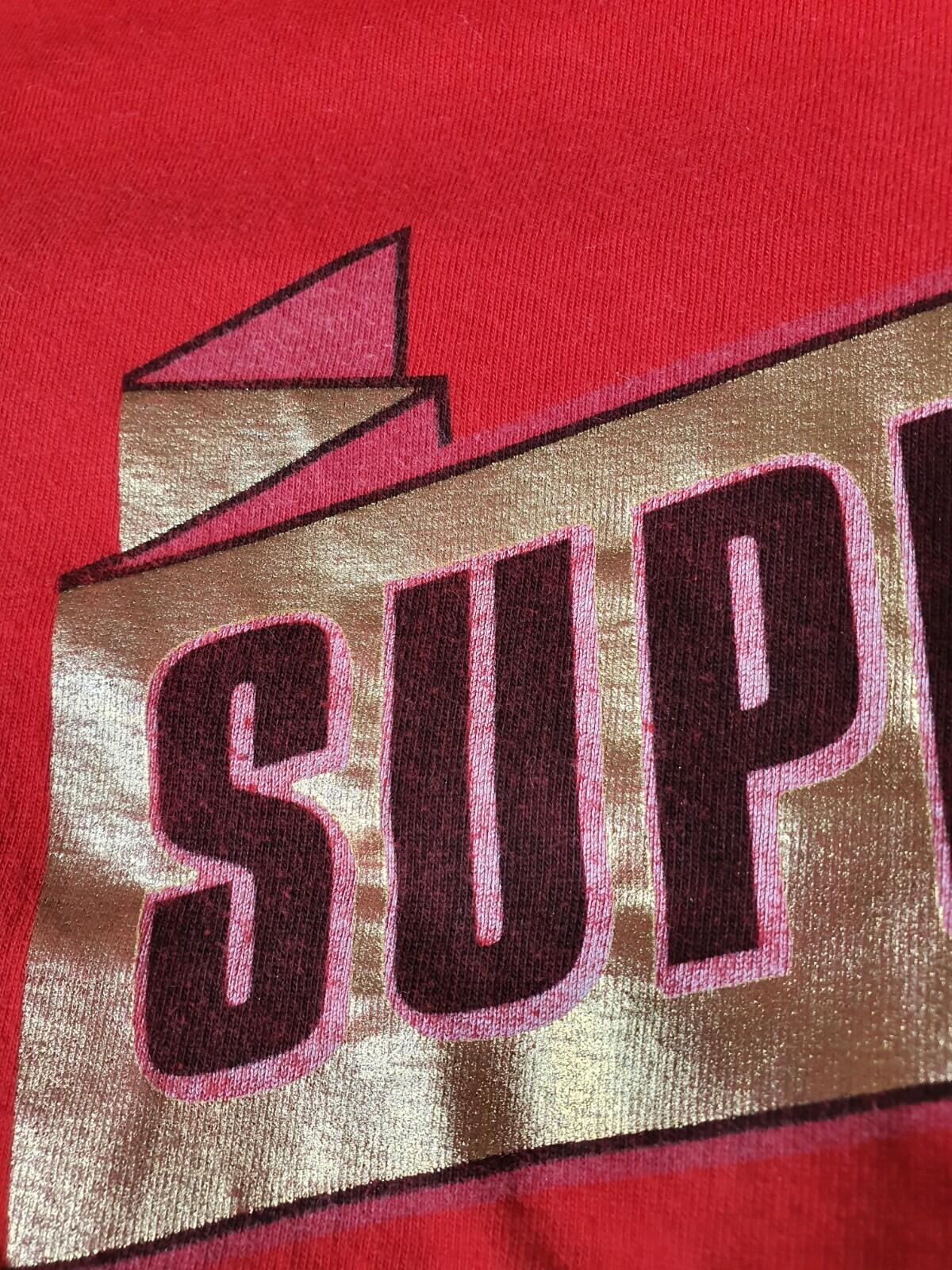 SS13 Supreme Emblem tee size L large lime T-shirt Rare 2013 Vintage