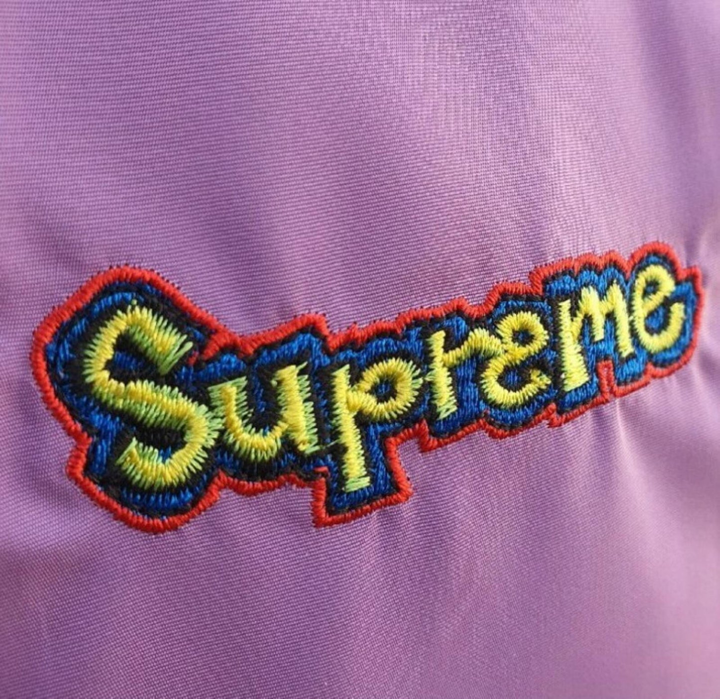 SS18 Supreme Gonz Logo coaches jacket size S small Violet water resistant