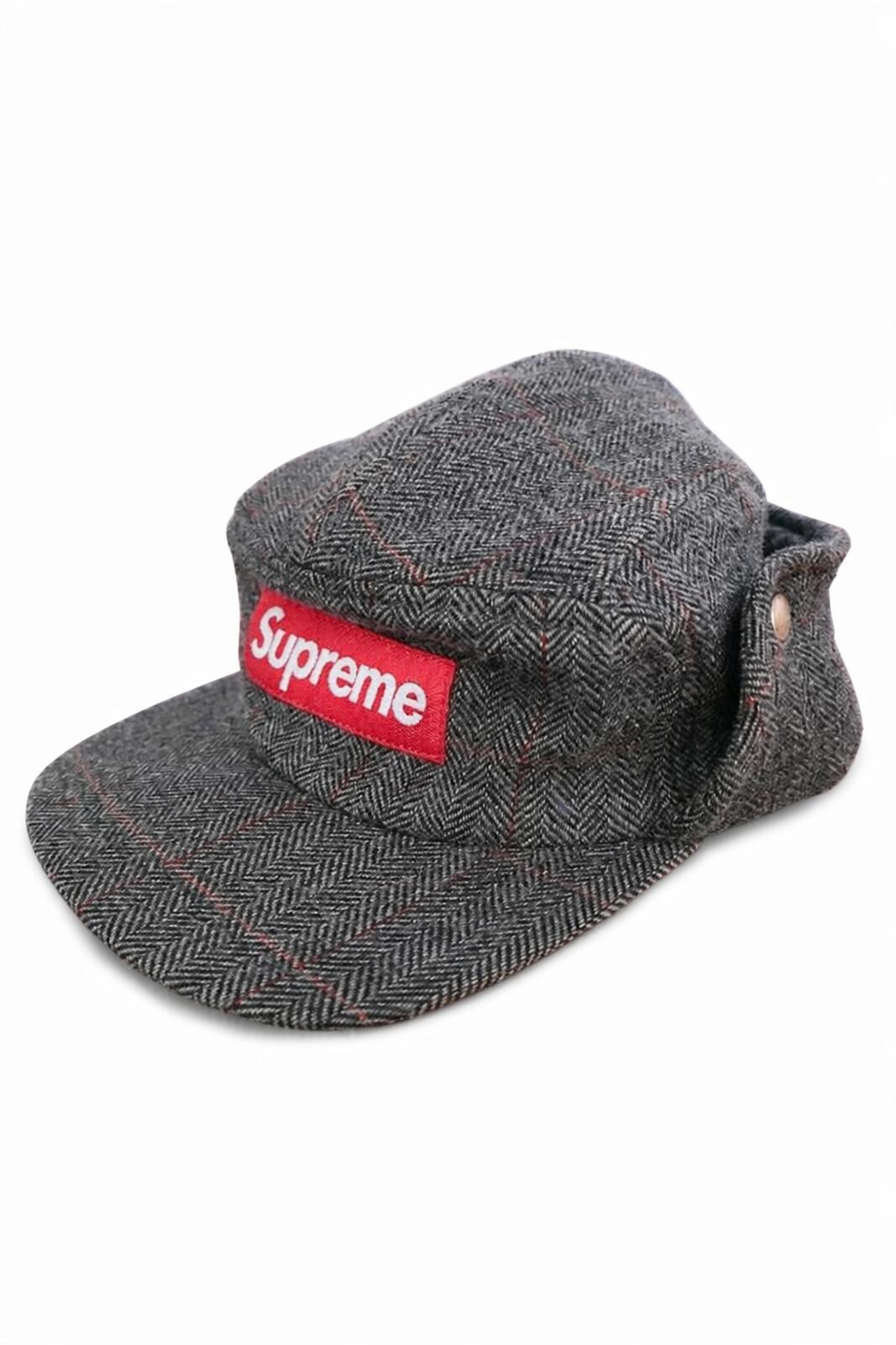FW11 Supreme Wool Snap Up Trail Hat Hield Classic Cloth Grey Size S/M