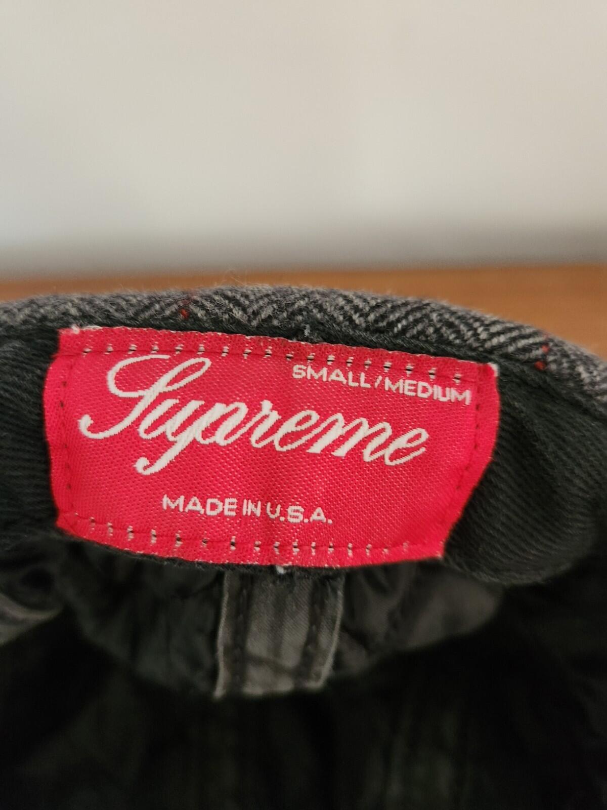 FW11 Supreme Wool Snap Up Trail Hat Hield Classic Cloth Grey Size S/M