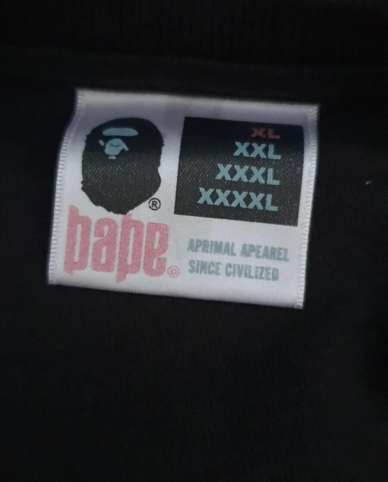 A Bathing Ape Bape Color Camo Tee Bape Head T-shirt size XL