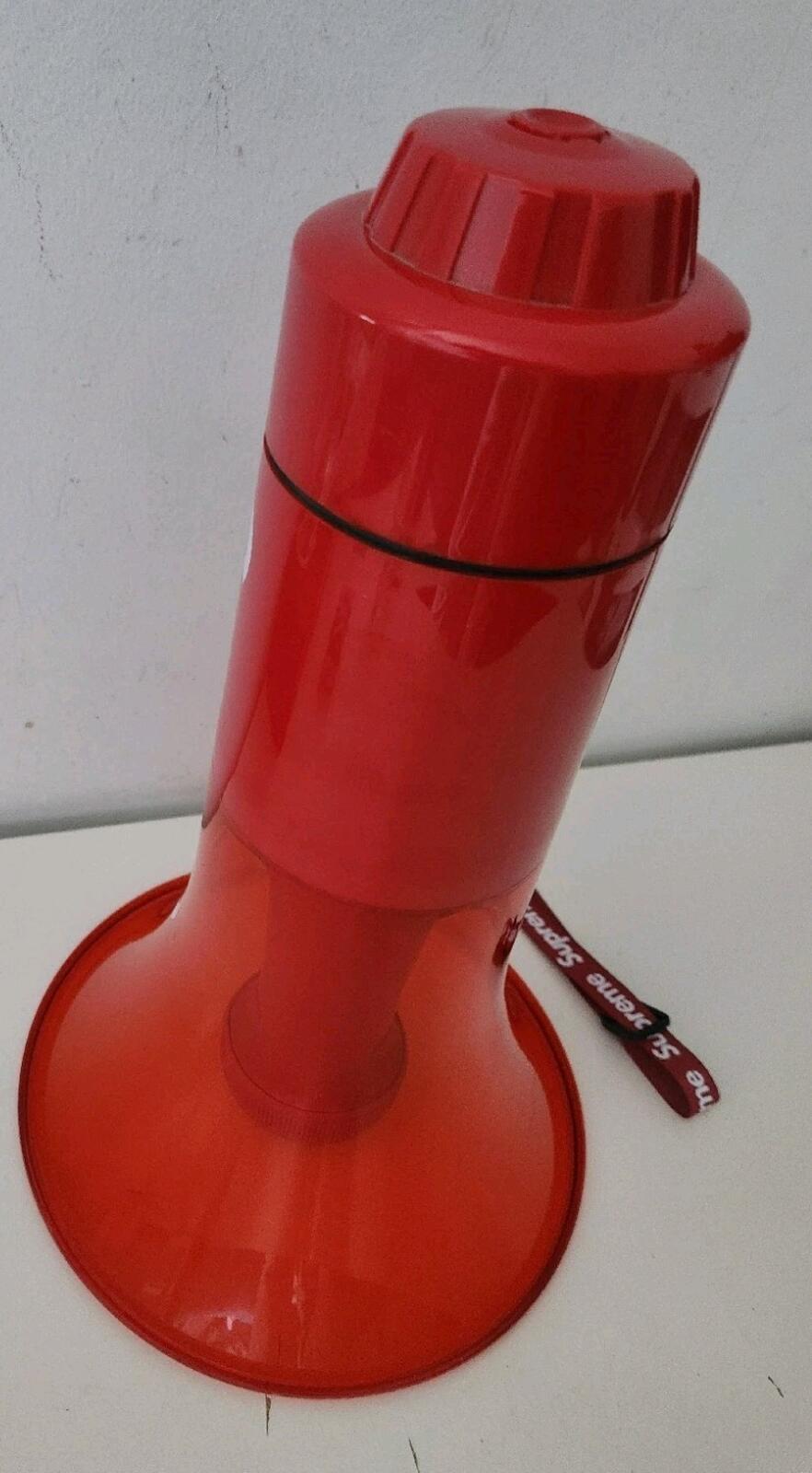 HW21 Supreme x Pyle Wasserdichter Megaphon LED-Zubehör Lautsprecher Bullhorn Schallverstärker