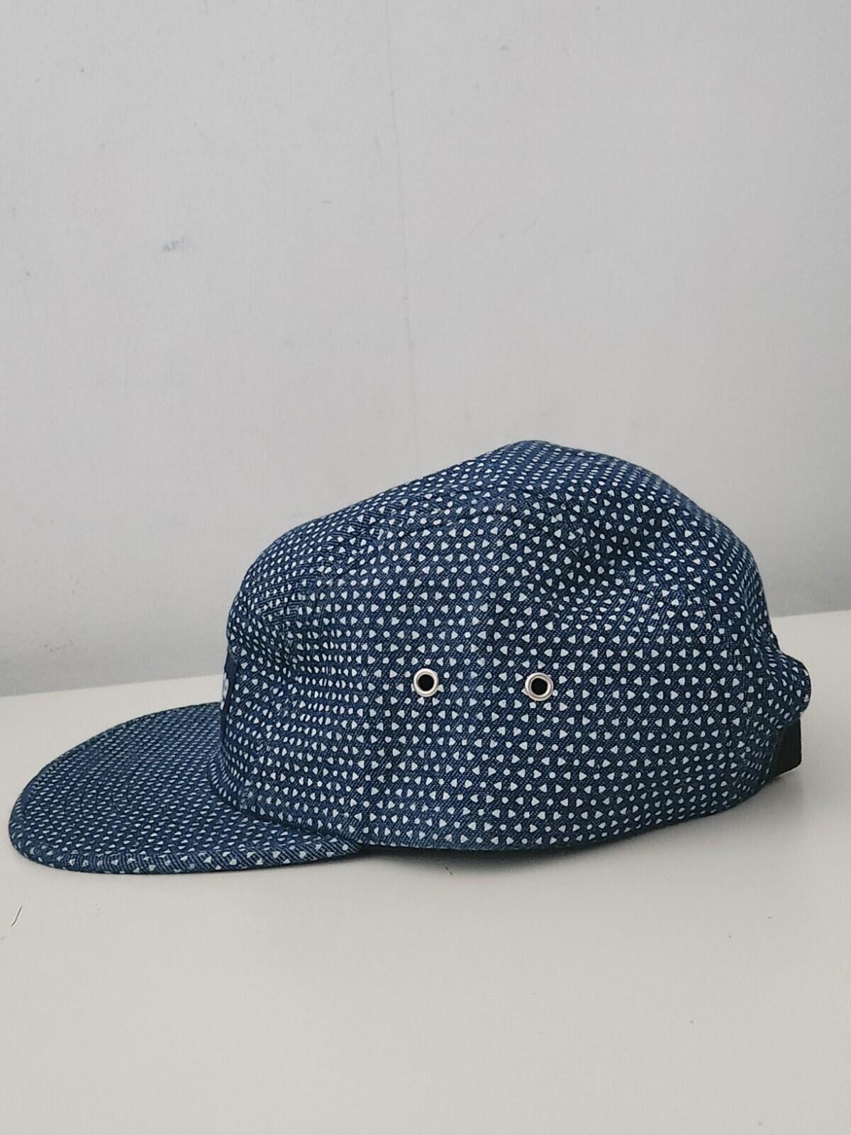 SS12 SUPREME Foulard Camp Cap Blue Box Logo Hut Selten Vintage 2012 Punkte Dreiecke