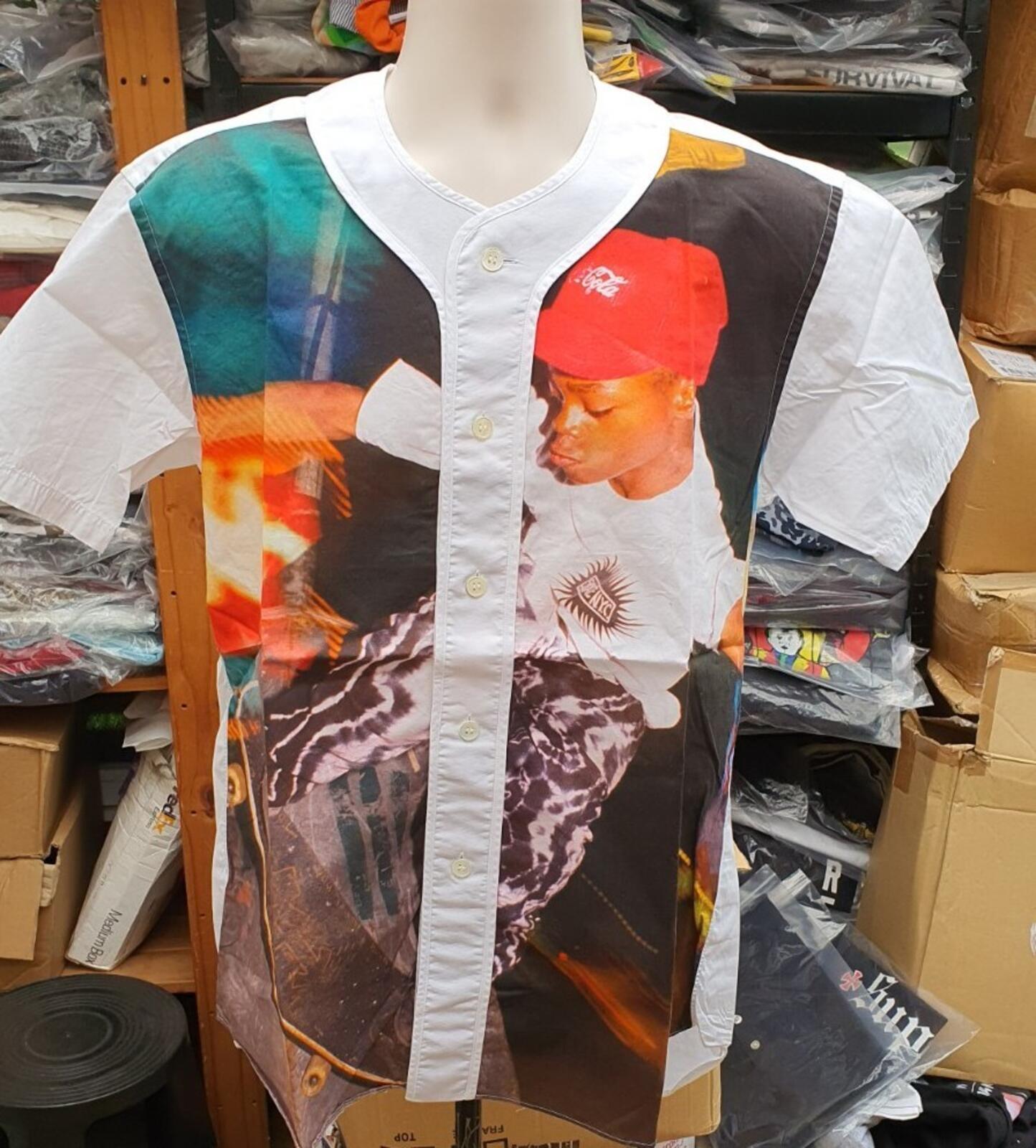 SS14 Supreme Comme Des Garçons Harold Hunter Baseball Jersey Shirt Size M