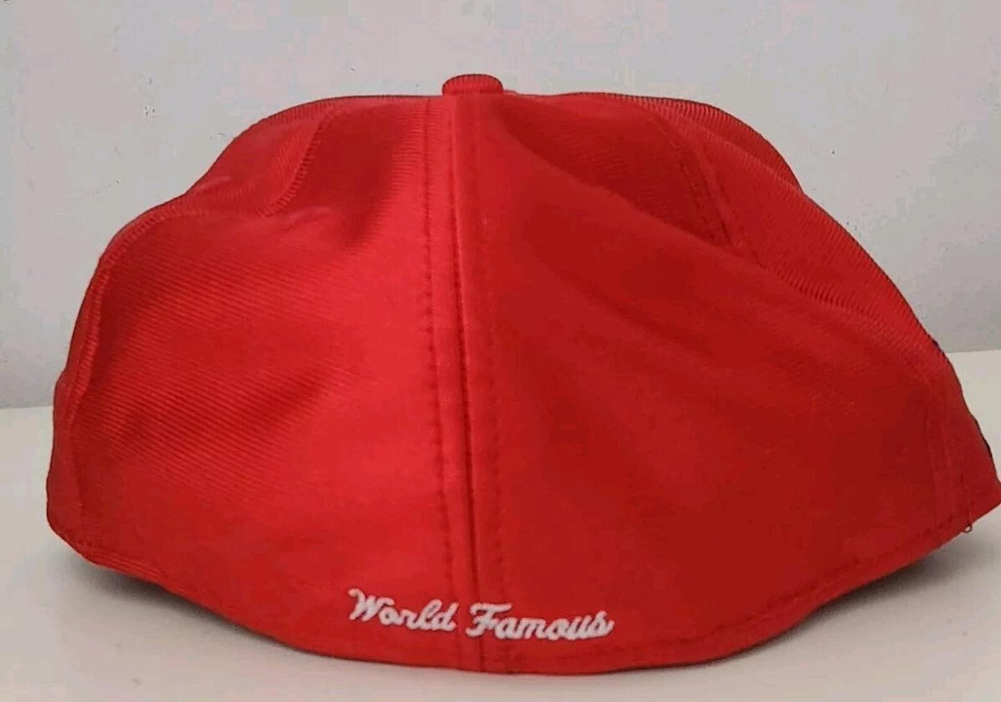 SS16 Supreme Dazzle Box Logo New Era Red Fitted cap hat size 7 3/8