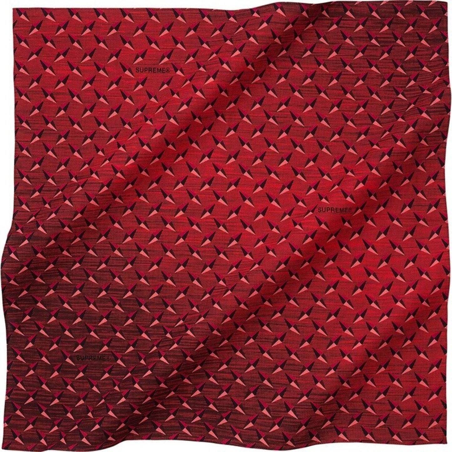 SS19 Supreme Diamond Plate bandana red scarf Accessory