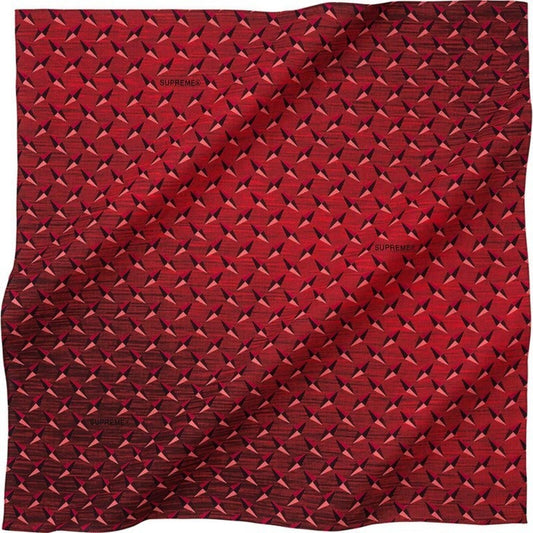 SS19 Supreme Diamond Plate bandana red scarf Accessory