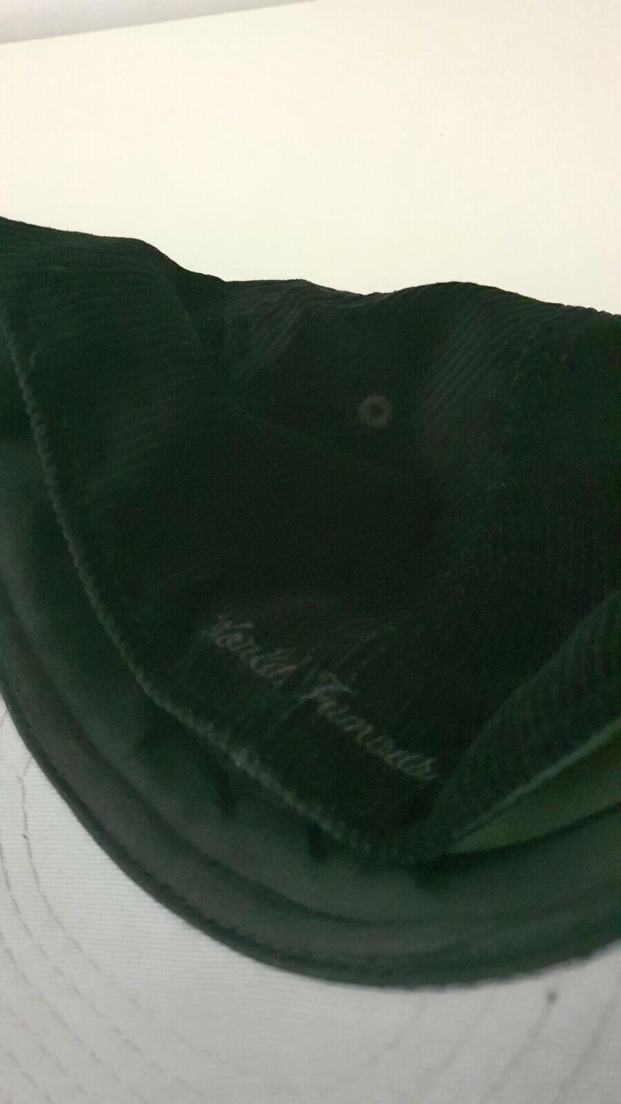 FW15 Supreme New Era 59Fifty Box Logo corduroy black hat size 7 1/4 Rare Cap