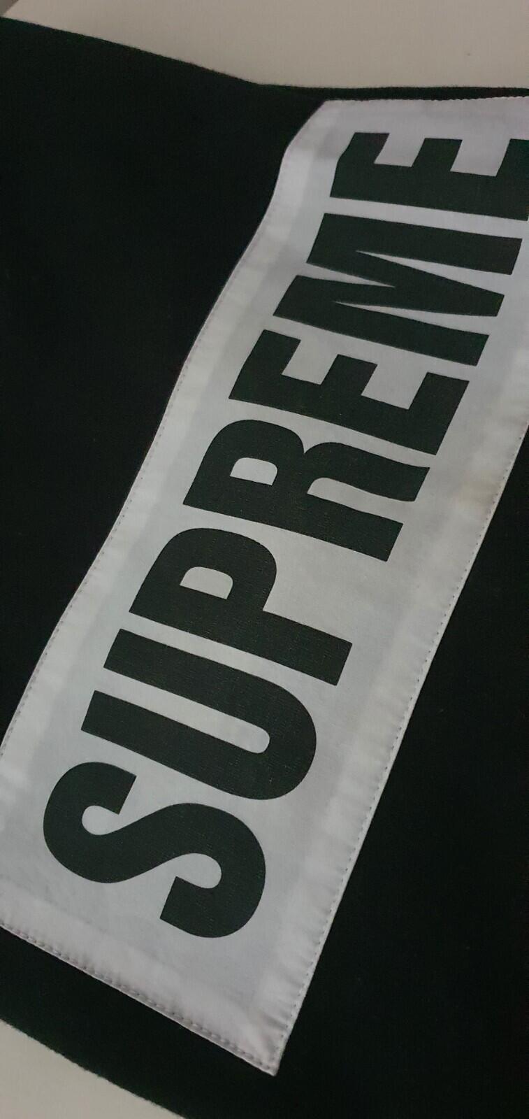 SS14 Supreme Marathon crewneck black sweatshirt size L large jumper 2014 Rare