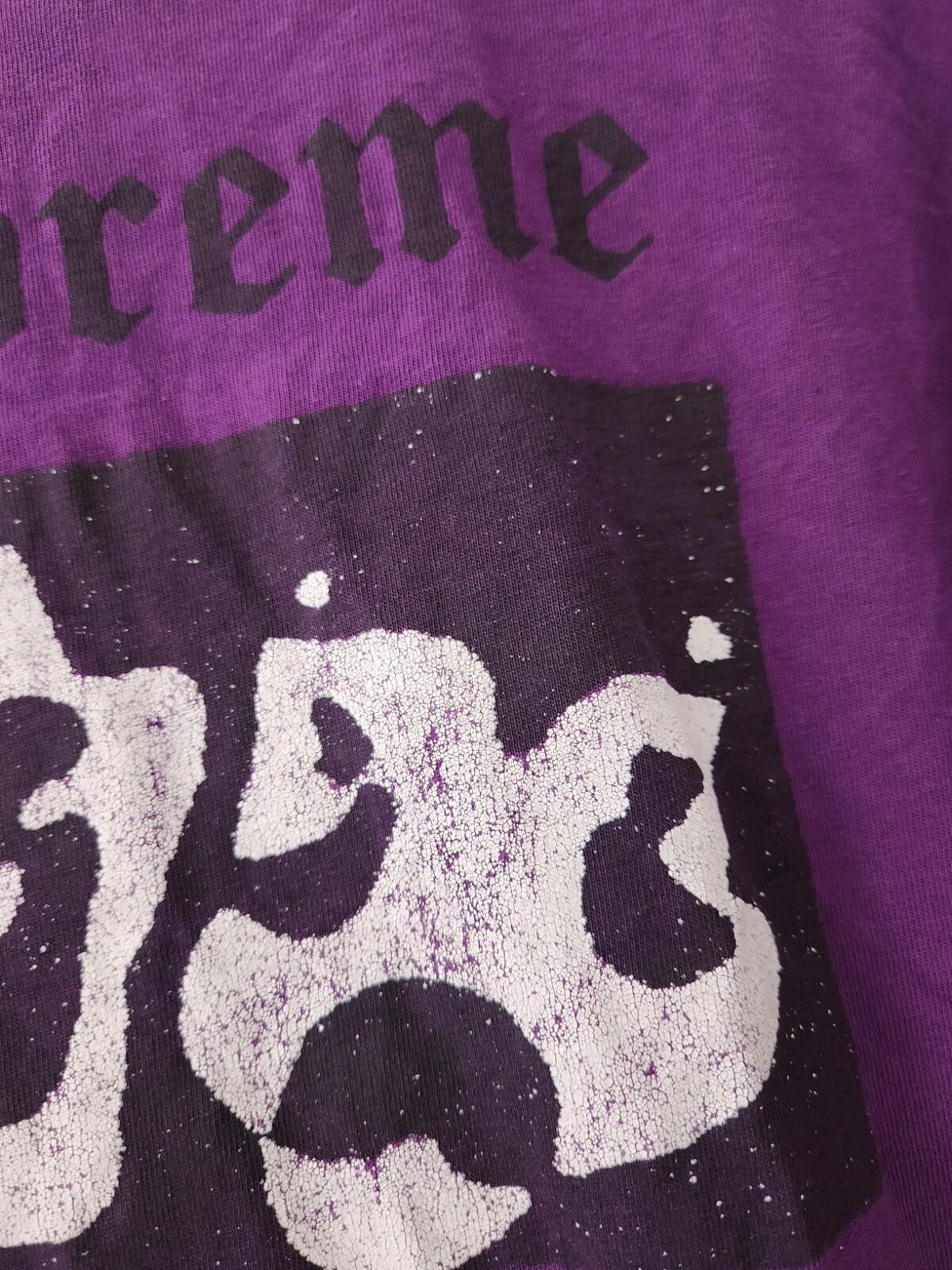 SS16 Supreme Productions Long sleeve Tee Size M Medium Purple Top T-shirt