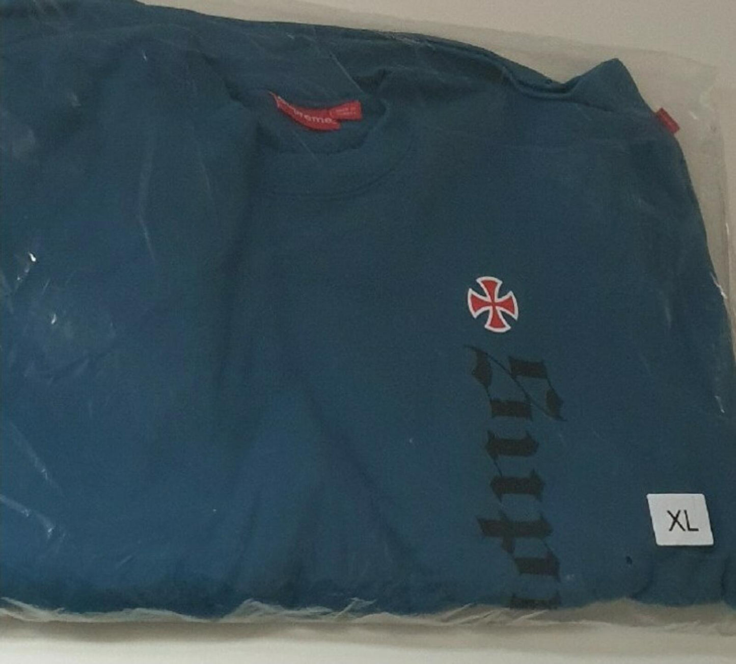FW17 Supreme x Independent Fuc* The Rest Crewneck Dark Slate Size XL