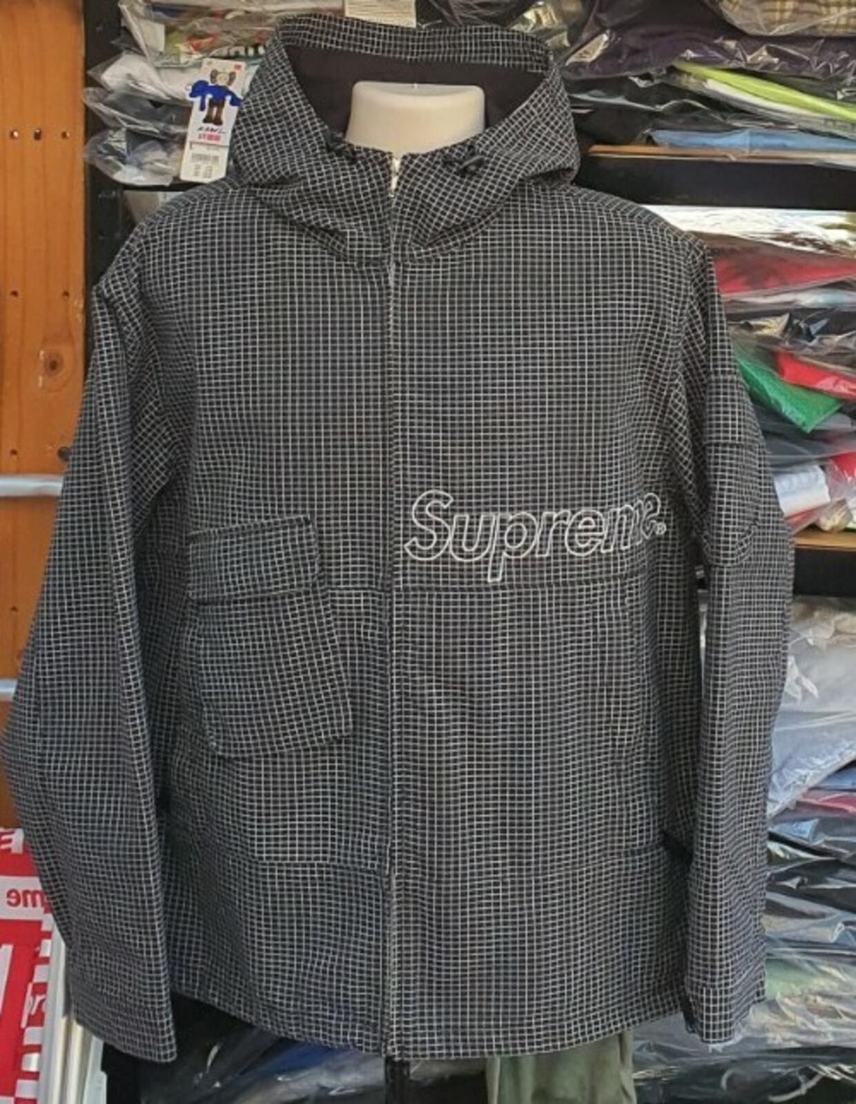SS20 Supreme Ripstop Utility Jacket Black Size M