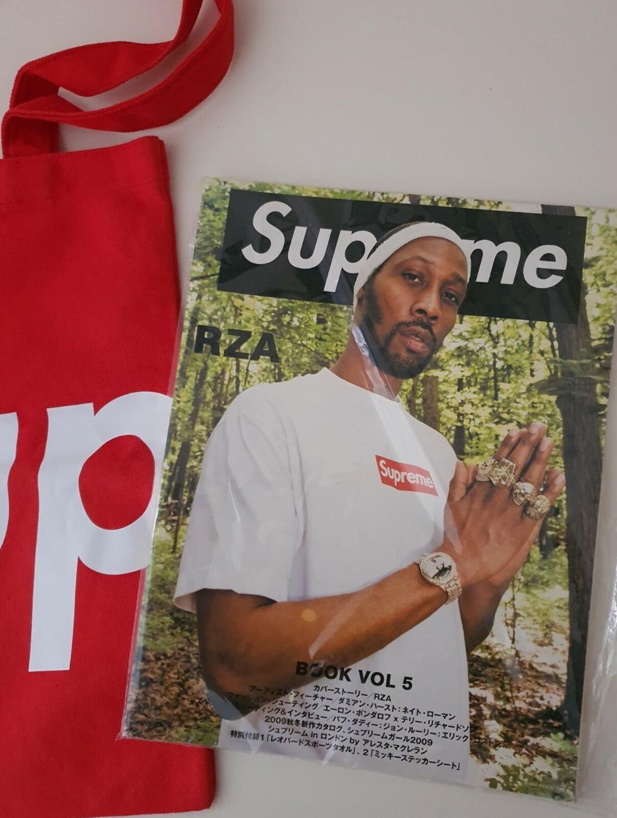 Supreme book n.5 from 2009 catalogue magazine including SUP tote bag Very Rare