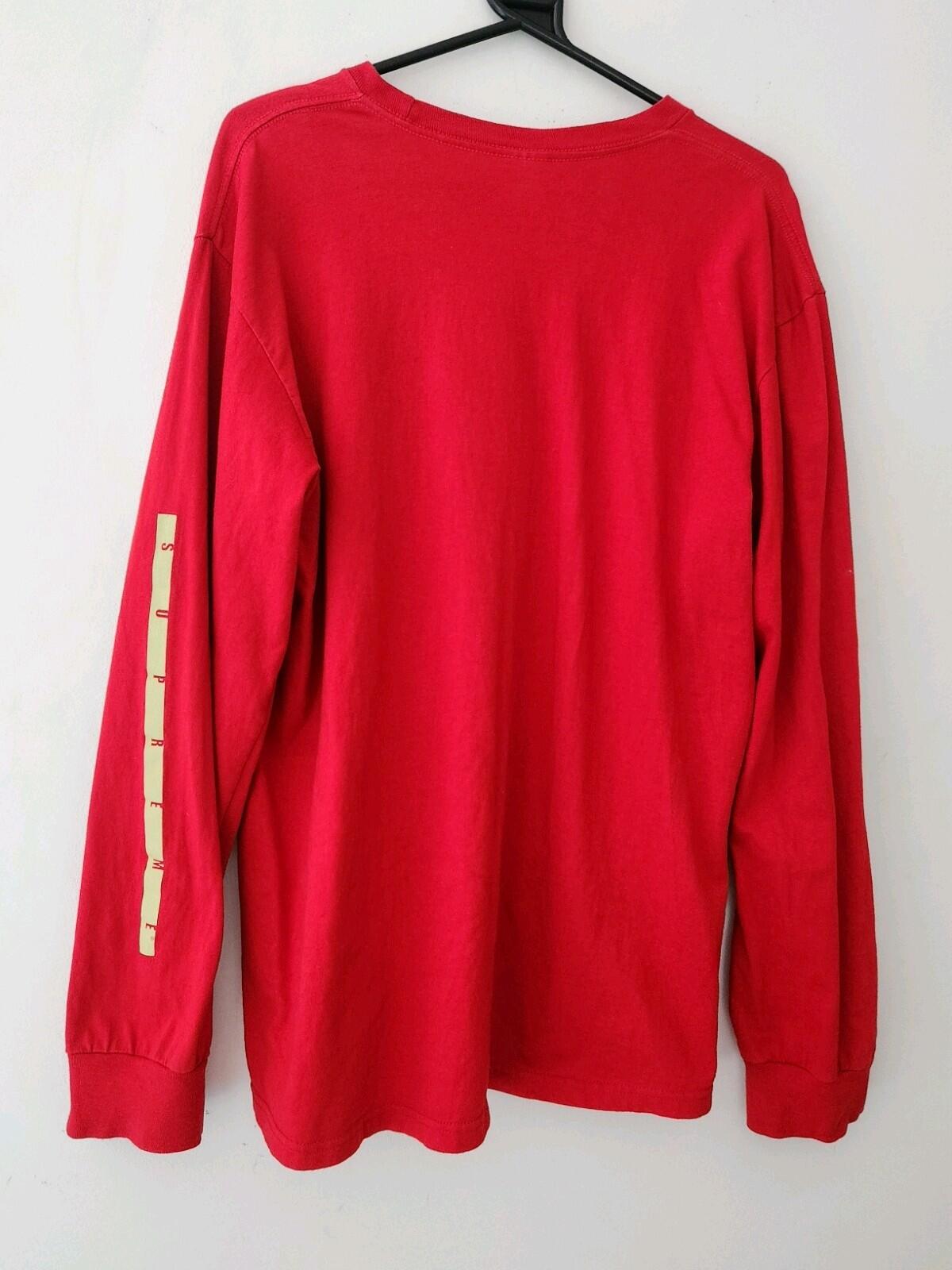 FW18 Supreme 1994 L/S Tee Red Longsleeve T-shirt Size L Large Top