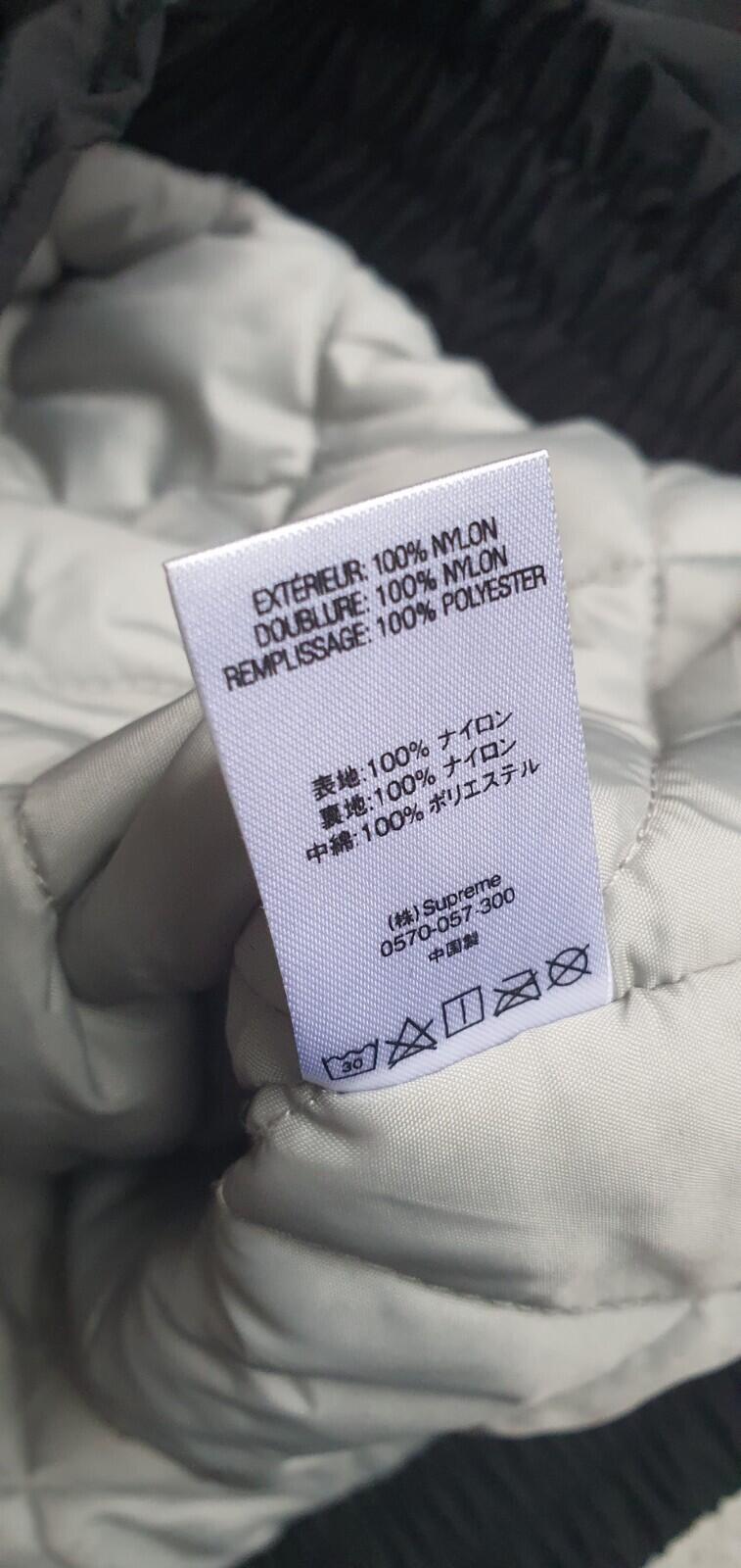 SS18 Supreme Sleeve Script Sideline jacket size L Large water resistant black
