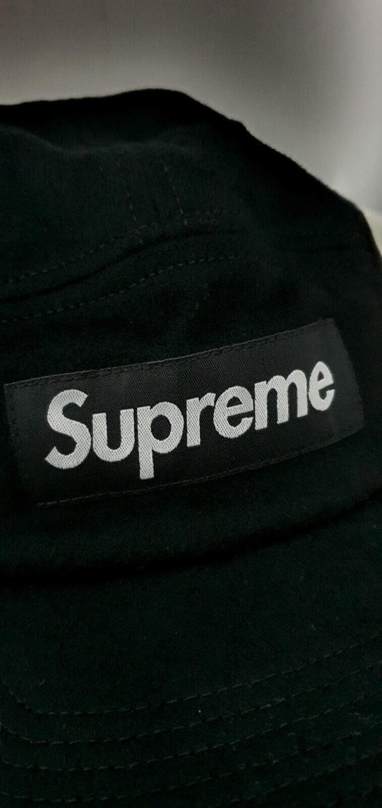 FW21 Supreme Loro Piana Wool Camp Cap Hut Camo Schwarz Capolavoro