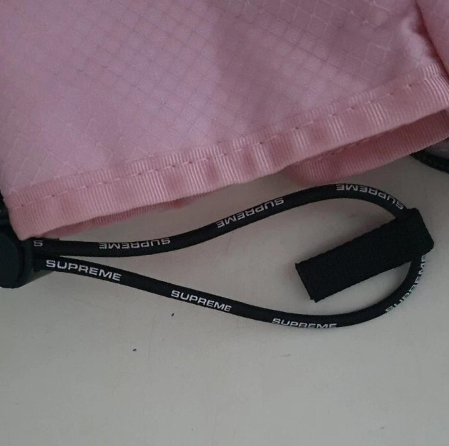SS22 Supreme side bag pink Shoulder Cordura Water resistant Nalgene bottle 500ml