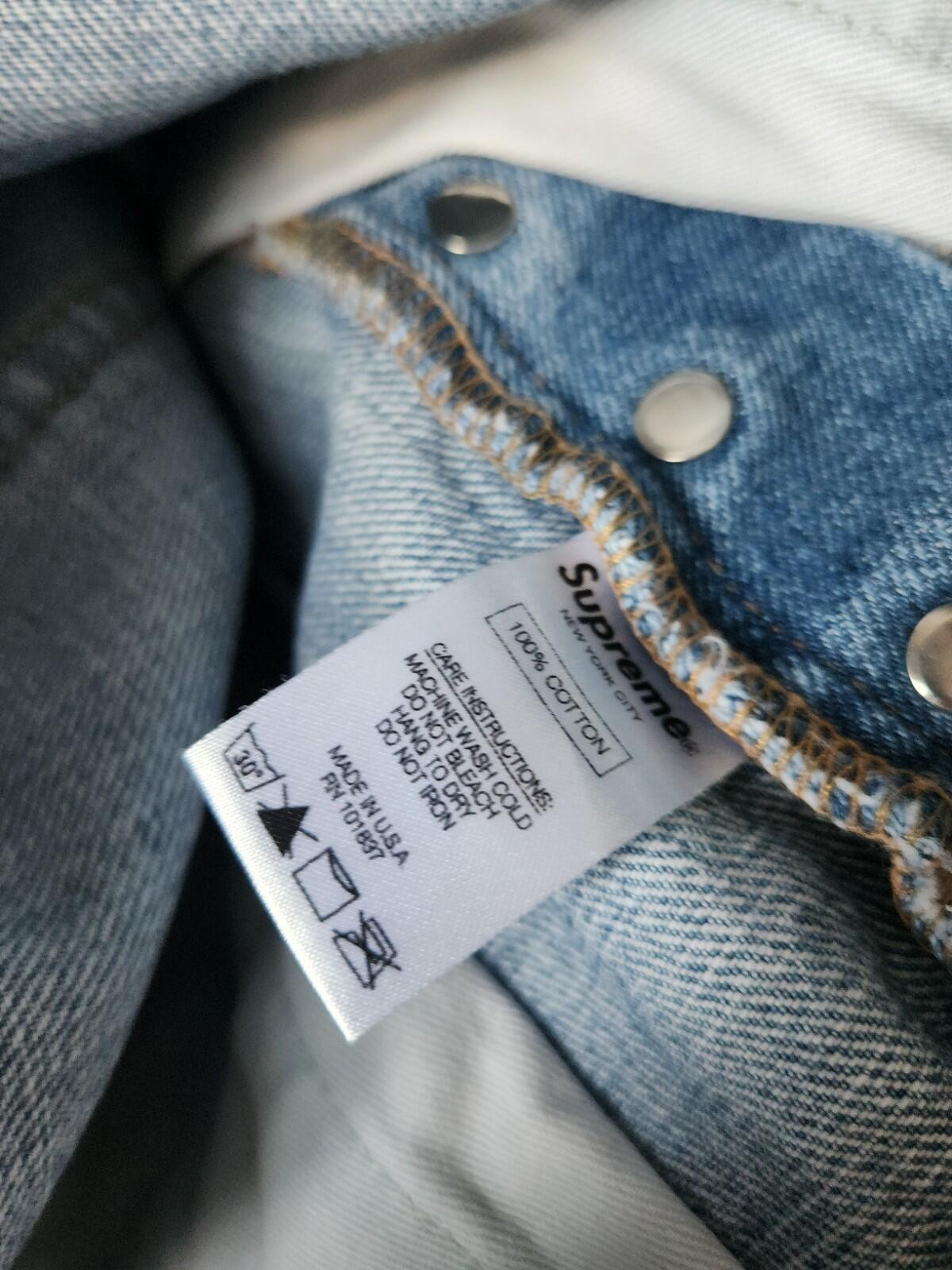 Supreme Vintage Slim Jeans Stonewashed Size 30 W30 L30 Stonewashed
