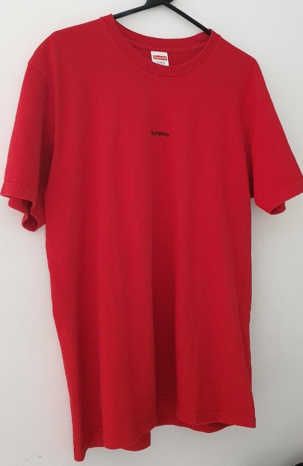 SS18 Supreme FTW Tee Red T-shirt Size M Medium