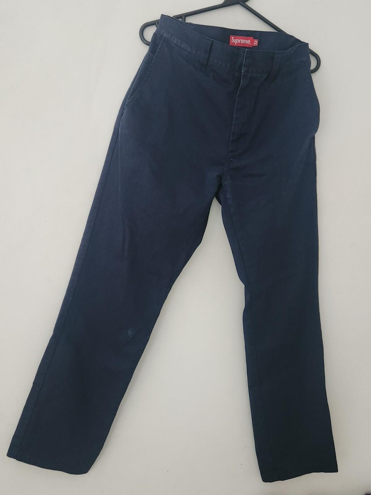 SS15 Supreme Work Pant Navy Trousers Size 32 W32 L32 Medium Pants