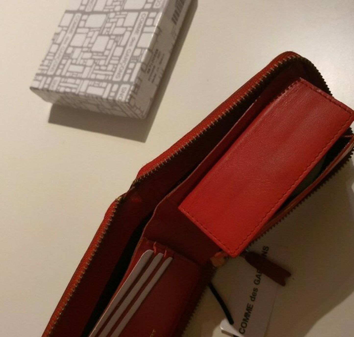 SS14 Supreme x Comme Des Garcons Polka dot wallet red CDG Rare Vintage Accessory