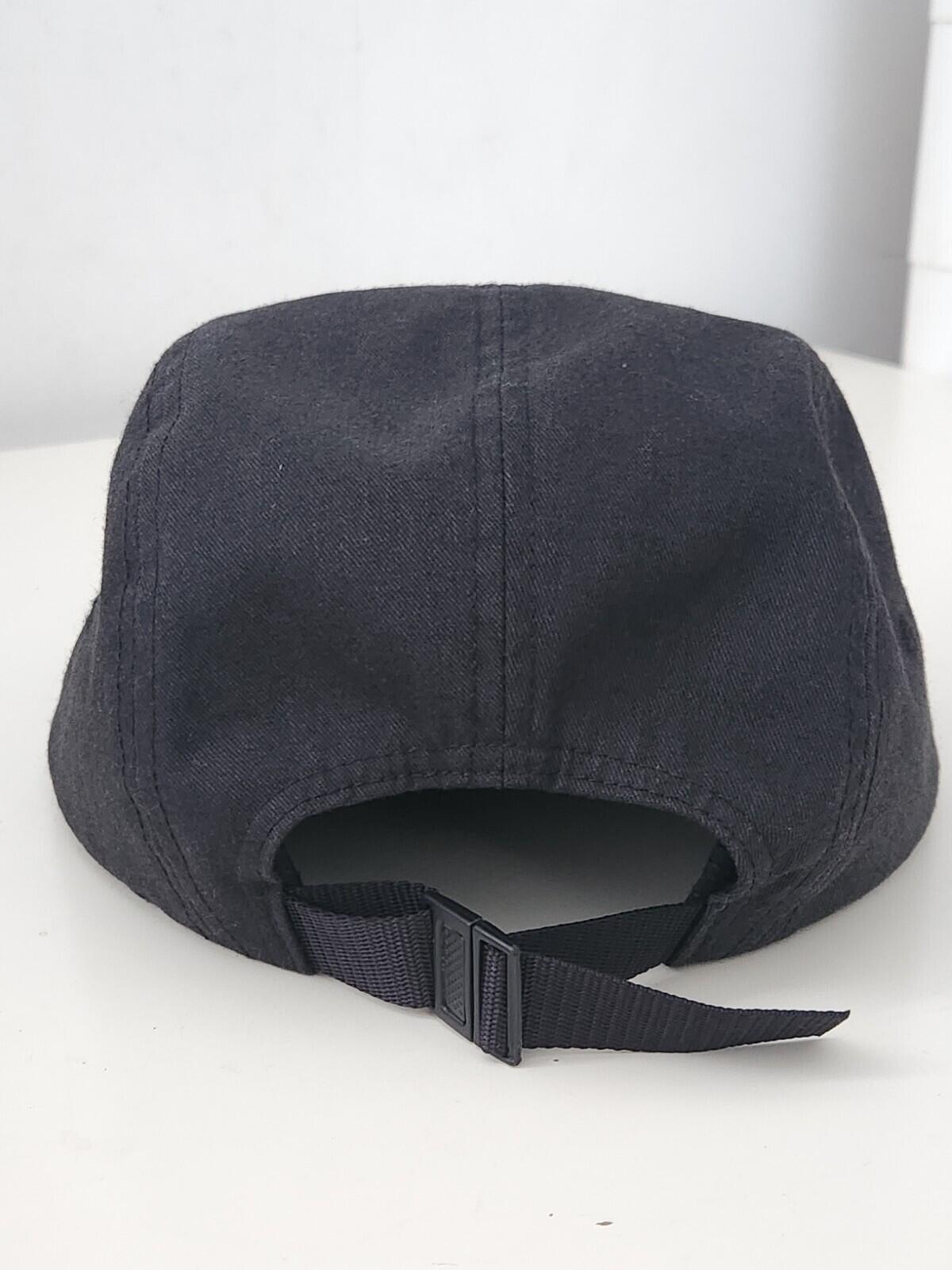FW18 Supreme Military Camp Cap Hat Black  Box logo