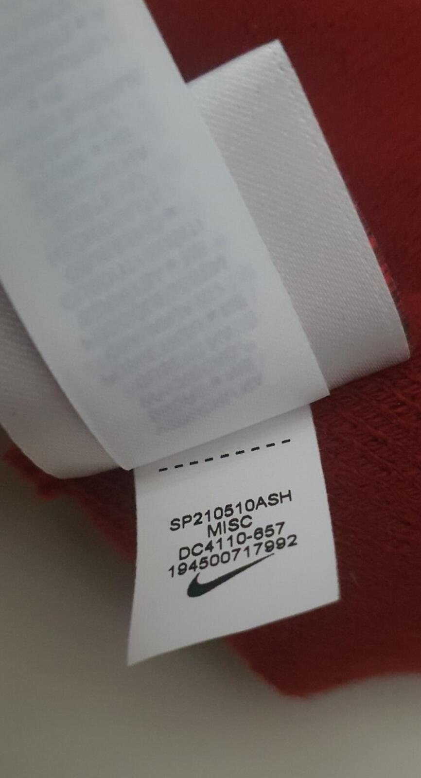 SS21 Supreme x Nike Jacquard Logos Beanie Red Hat