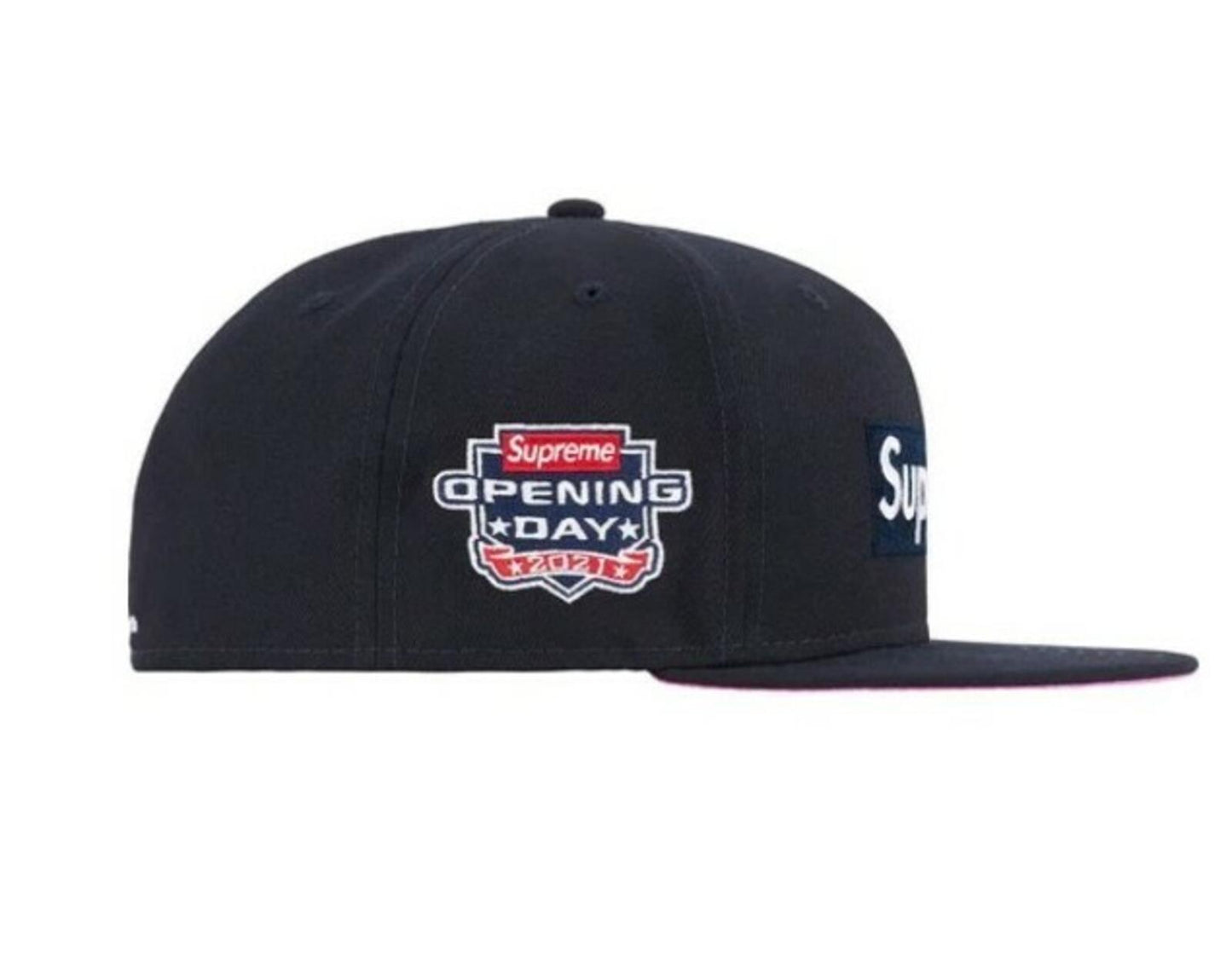 Gorra FW21 Supreme No Comp Box Logo New Era Azul Marino Talla 7 1/4