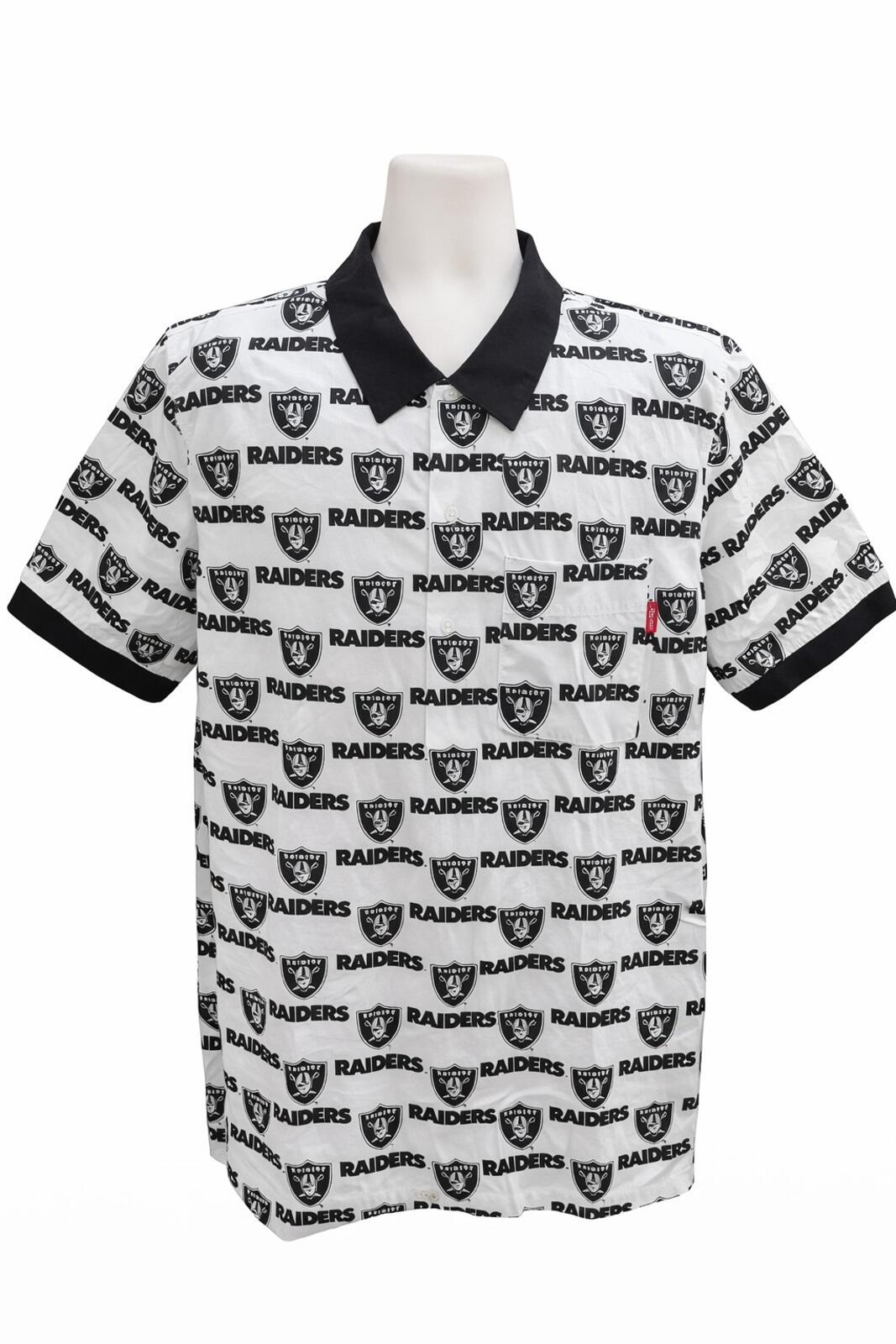 SS19 Supreme NFL x RAIDERS X '47 S/S Shirt White Size XL