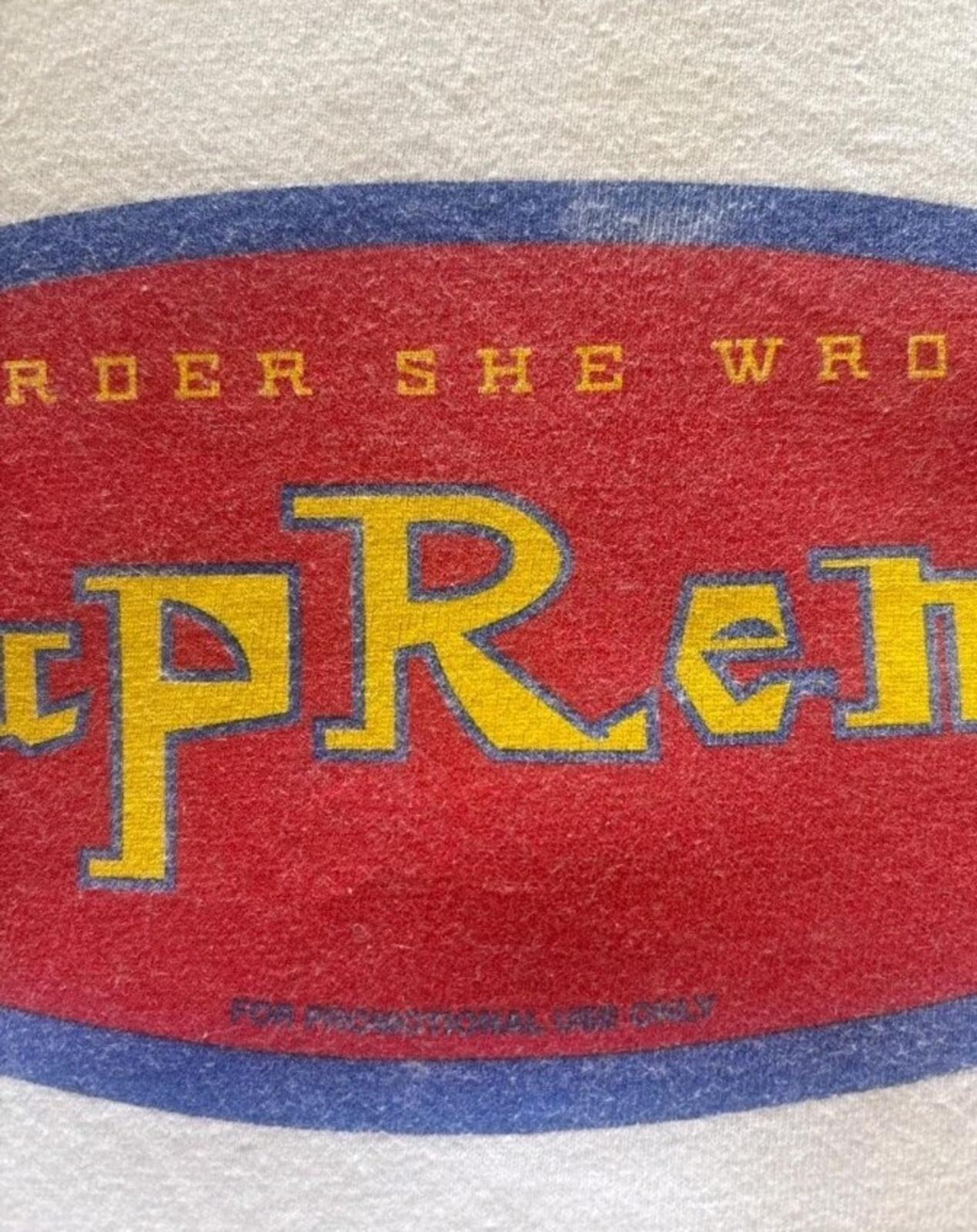 FW14 Supreme Murder She Wrote Tee Blanco Talla L