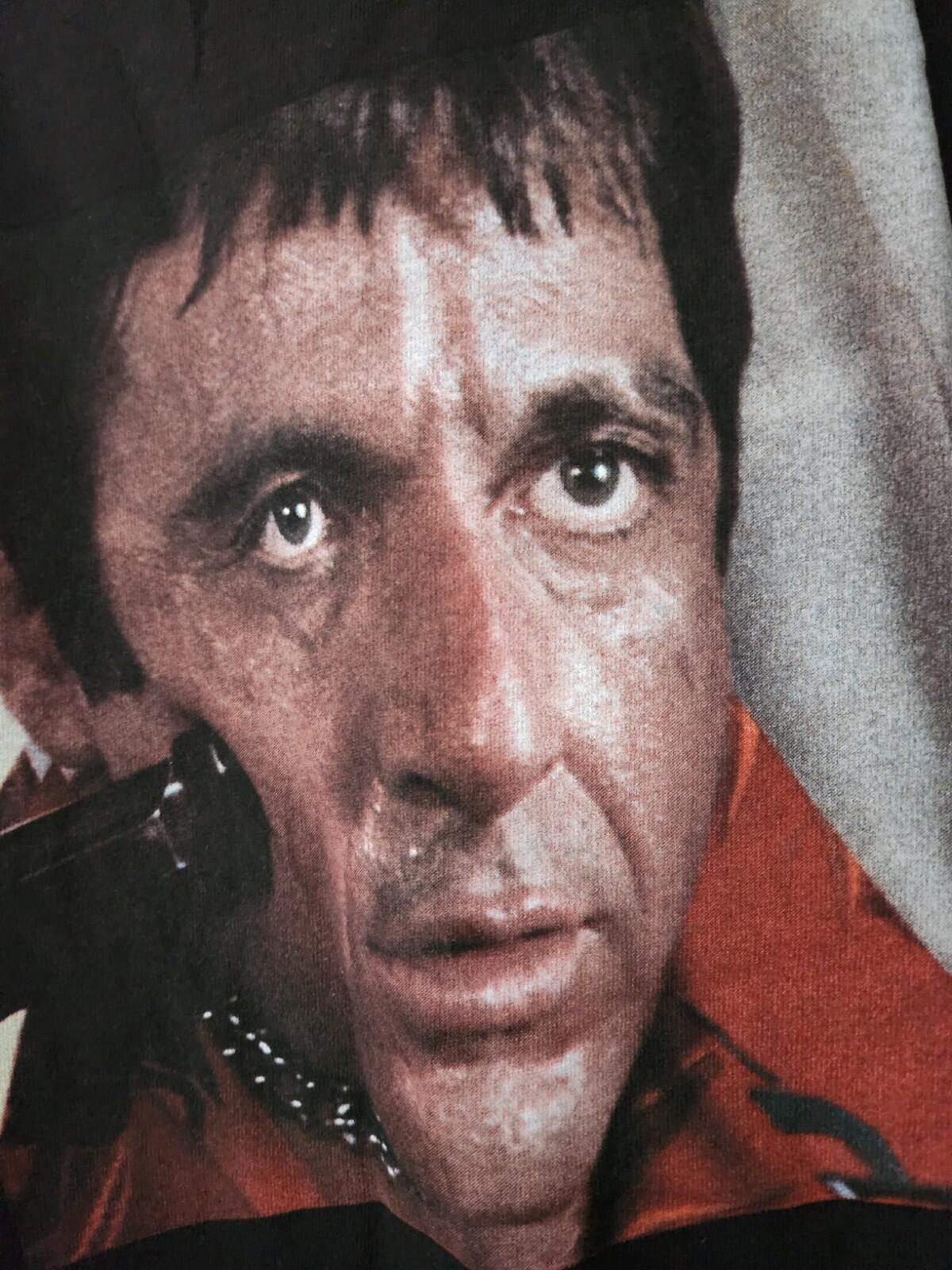 FW17 Supreme x Scarface Shower tee black T-shirt size M medium Tony Montana