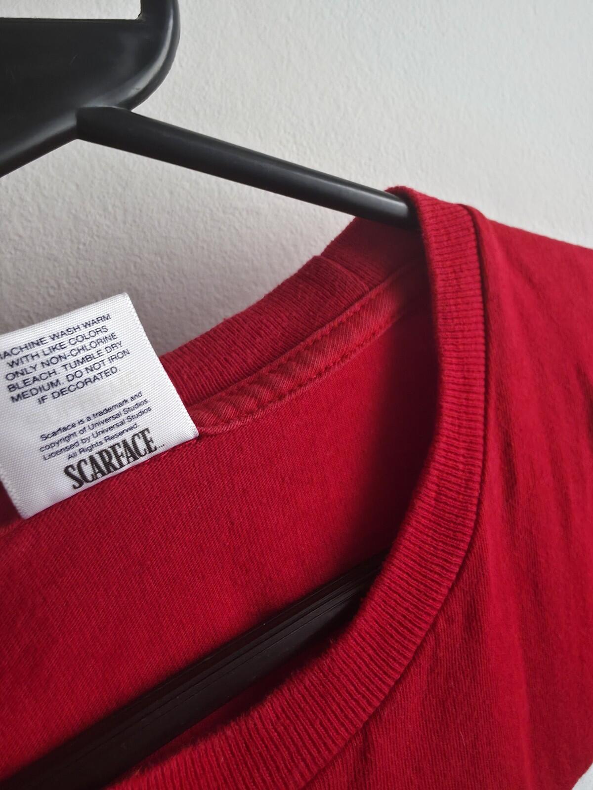FW17 Supreme x Scarface Split Tee Red Size M