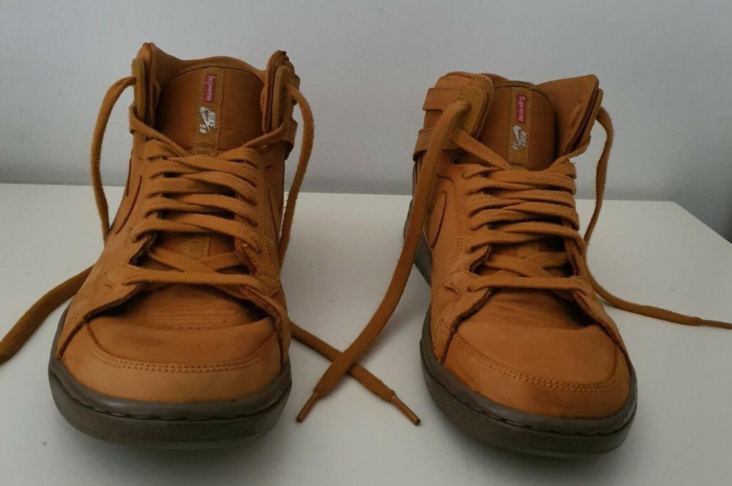 FW11 Supreme x Nike Zoom Air 94 Hi wheat US 10 UK 9 EUR 44 trainers lot  Vintage