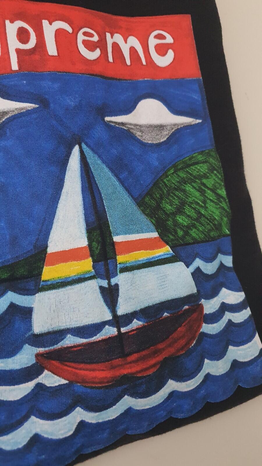 SS20 Supreme Sailboat Tee Black Size L