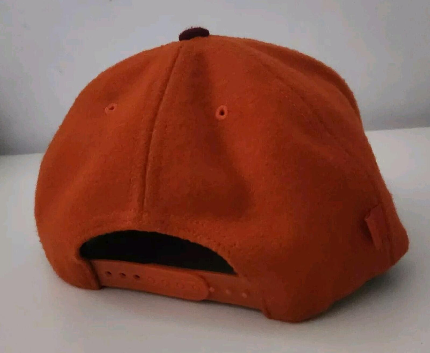 Gorra de 5 paneles de fieltro Supreme Milano FW15 negra, azul, naranja, lana, rara, 2015, logo S