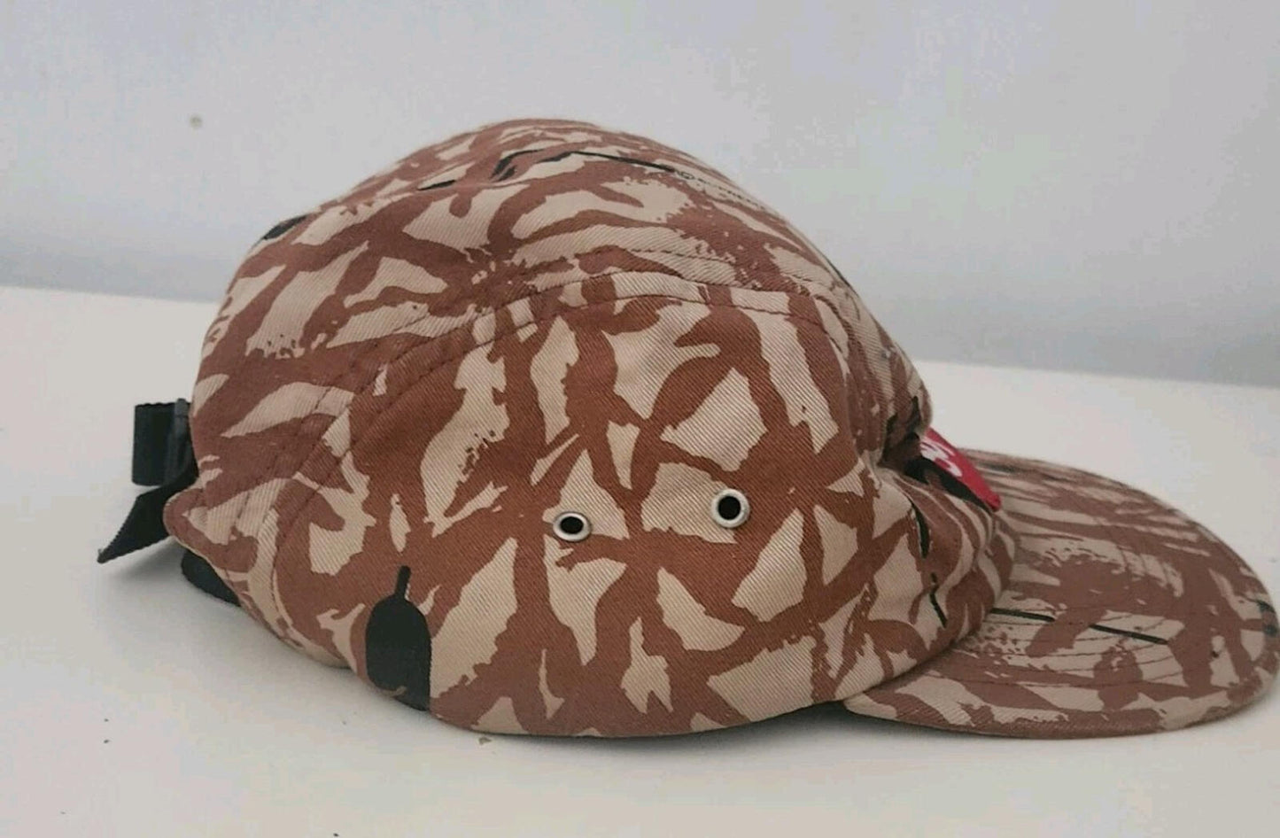 SS13 Supreme Reed Camo Camp Cap 2013 Vintage Hat Red Box Logo Camo Camouflage