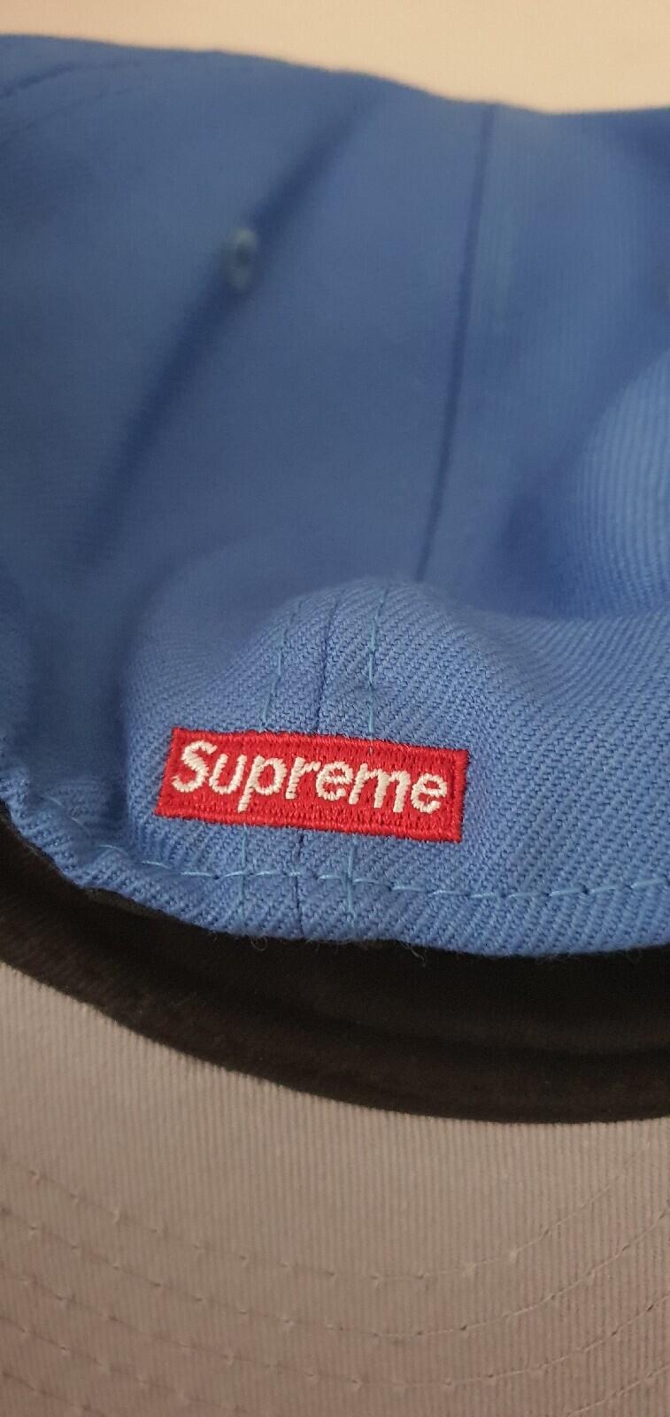 FW20 Supreme S Logo New Era Bright Blue cap hat size 7 3/8
