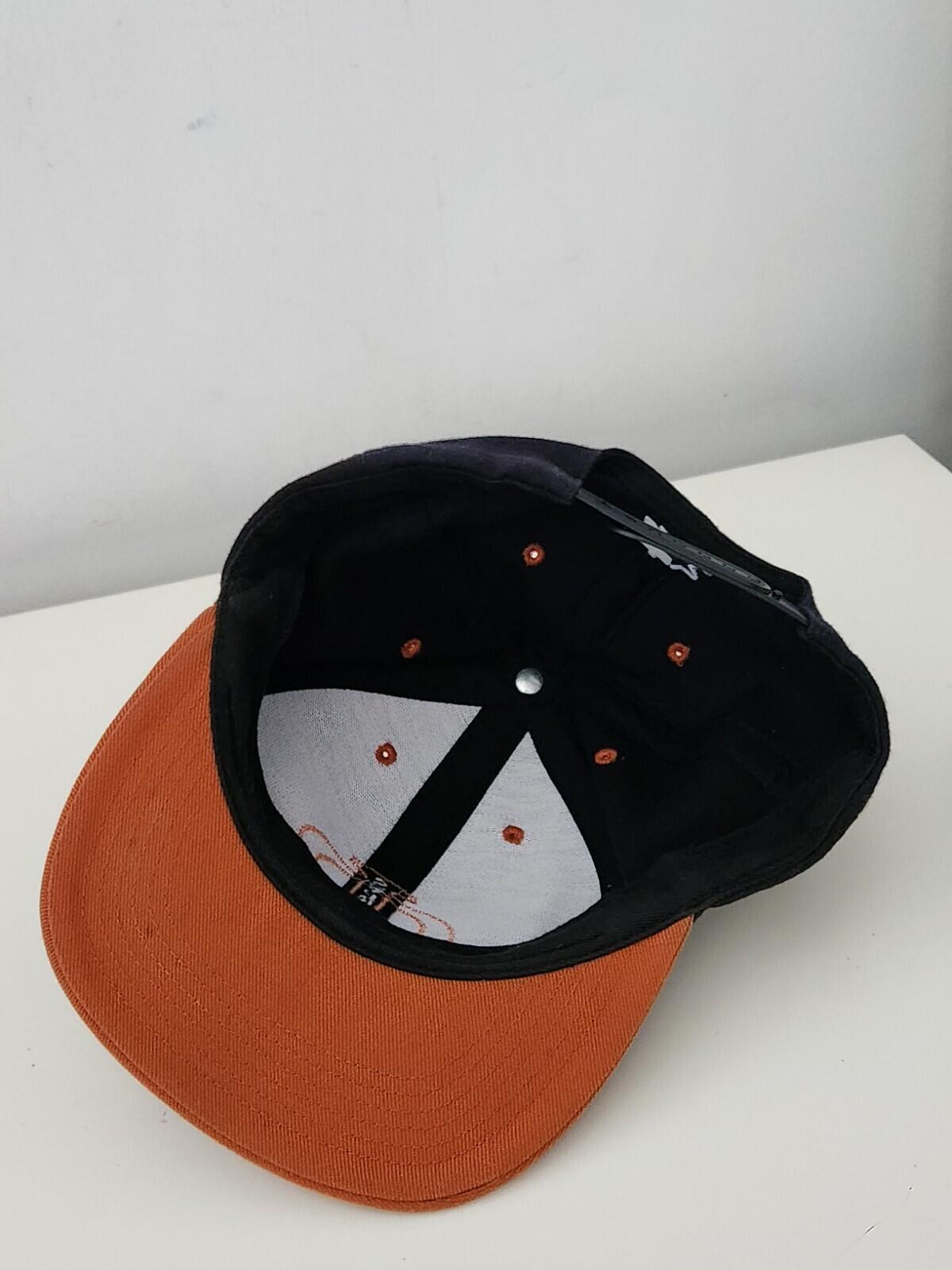 FW13 Supreme Starter Phi 6-panel hat cap snapback Rare 2013 Navy Black Orange