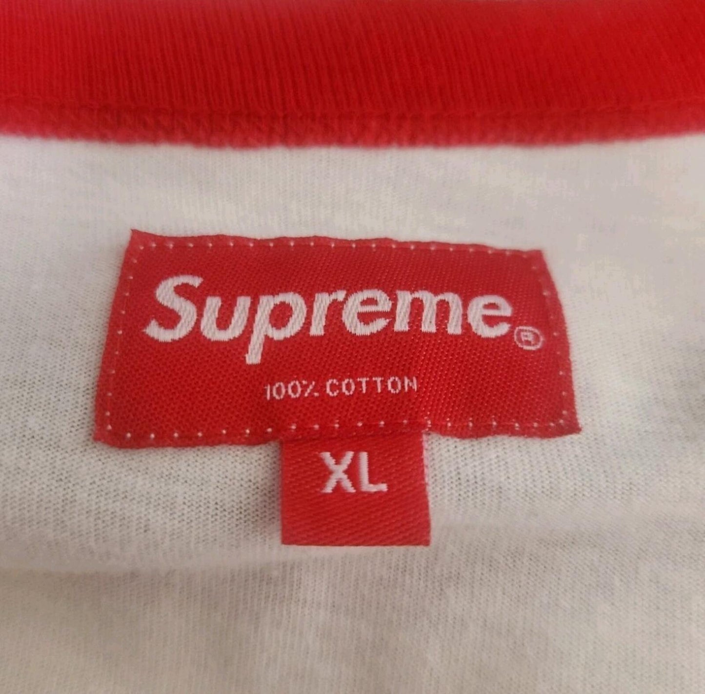 SS18 Supreme Lion Raglan Baseball Top XL Tee
