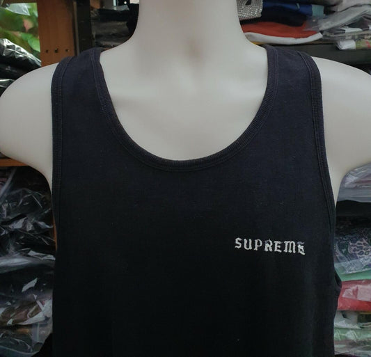 SS14 Supreme Rocksteady black Tank Top sleeveless tee T-shirt size M medium Rare