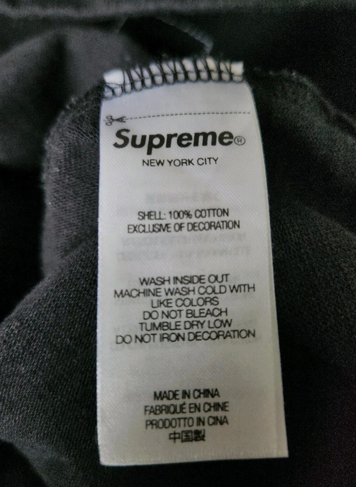 SS24 Supreme Old English S/S Top Black Tee Size M