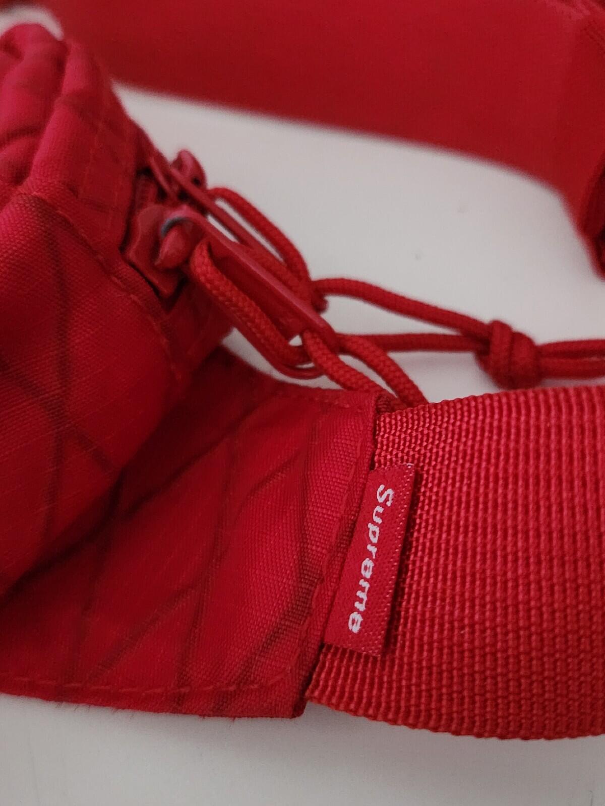 FW18 Supreme red waist and shoulder bags Water and Abrasion resistant