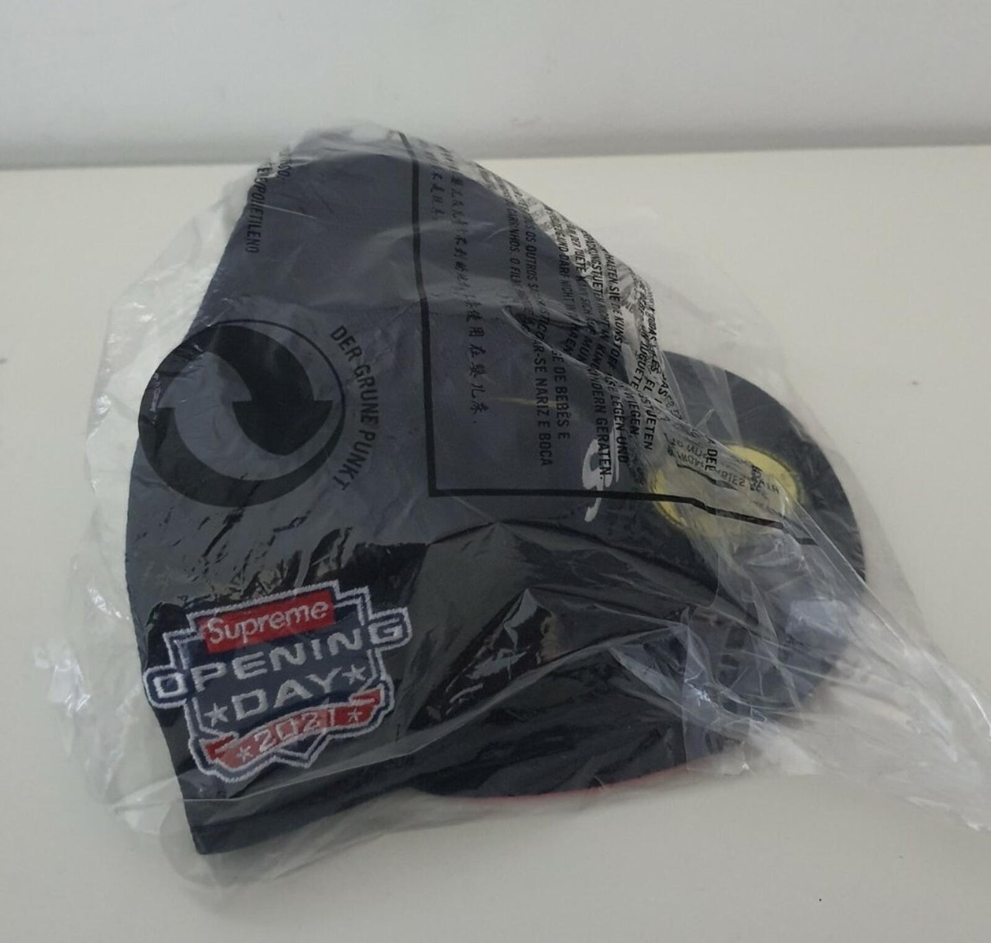 Gorra FW21 Supreme No Comp Box Logo New Era Azul Marino Talla 7 1/4