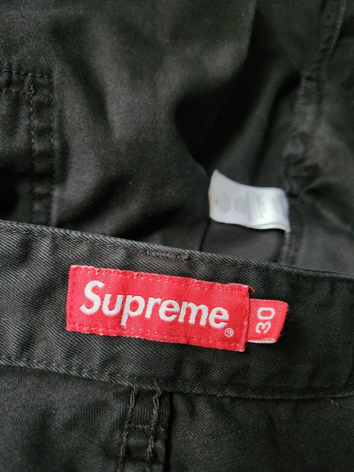 FW21 Supreme Zip-Off Utility Pant Black Trousers Shorts Size 30 W30 L30 S Small