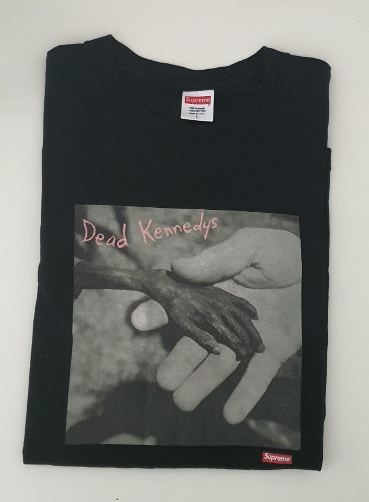 SS14 Supreme x Dead Kennedys Tee Black Size L
